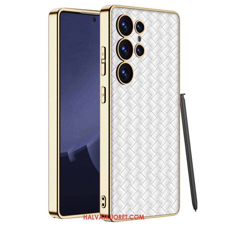 Case Samsung Galaxy S25 Ultra 5g Puhelinkuoret Kudottu Tekstuuri