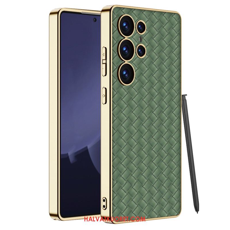 Case Samsung Galaxy S25 Ultra 5g Puhelinkuoret Kudottu Tekstuuri