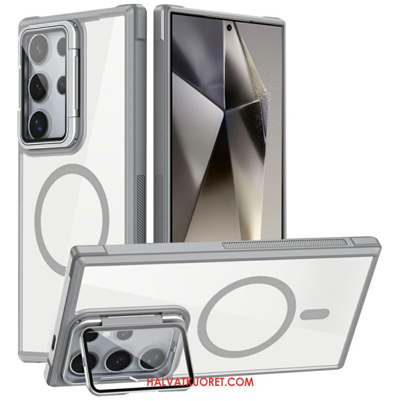 Case Samsung Galaxy S25 Ultra 5g Puhelinkuoret Magsafe-yhteensopiva Sisäänrakennetulla Jalustalla