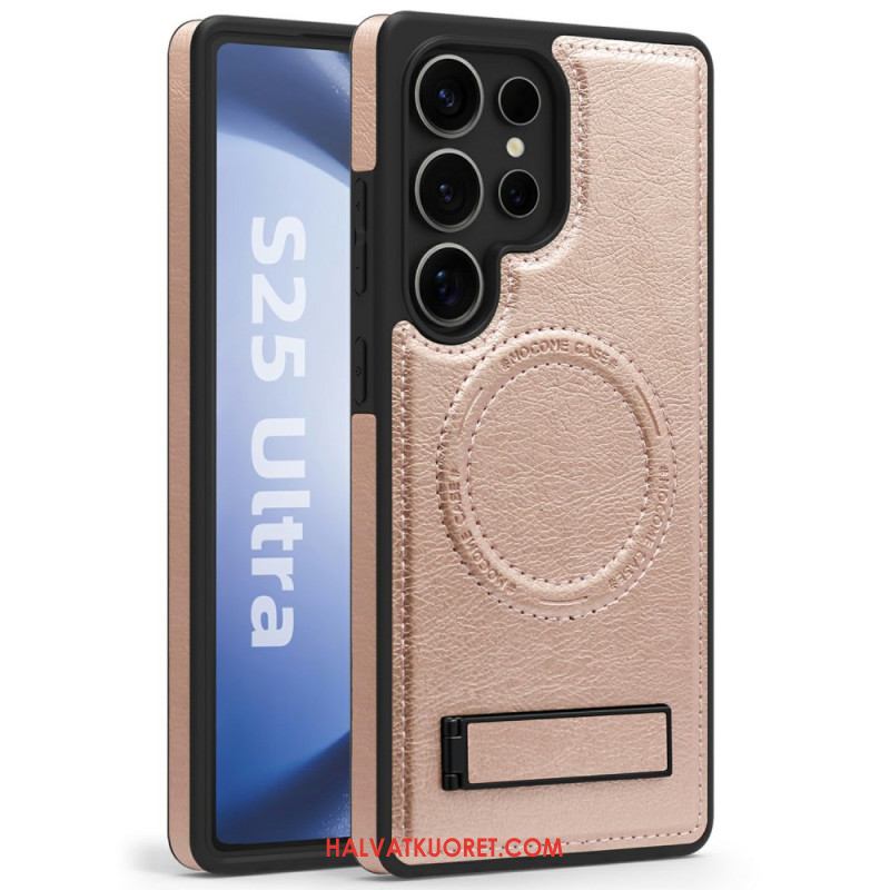 Case Samsung Galaxy S25 Ultra 5g Puhelinkuoret Nahkakuvio Yhteensopiva Magsafen Kanssa