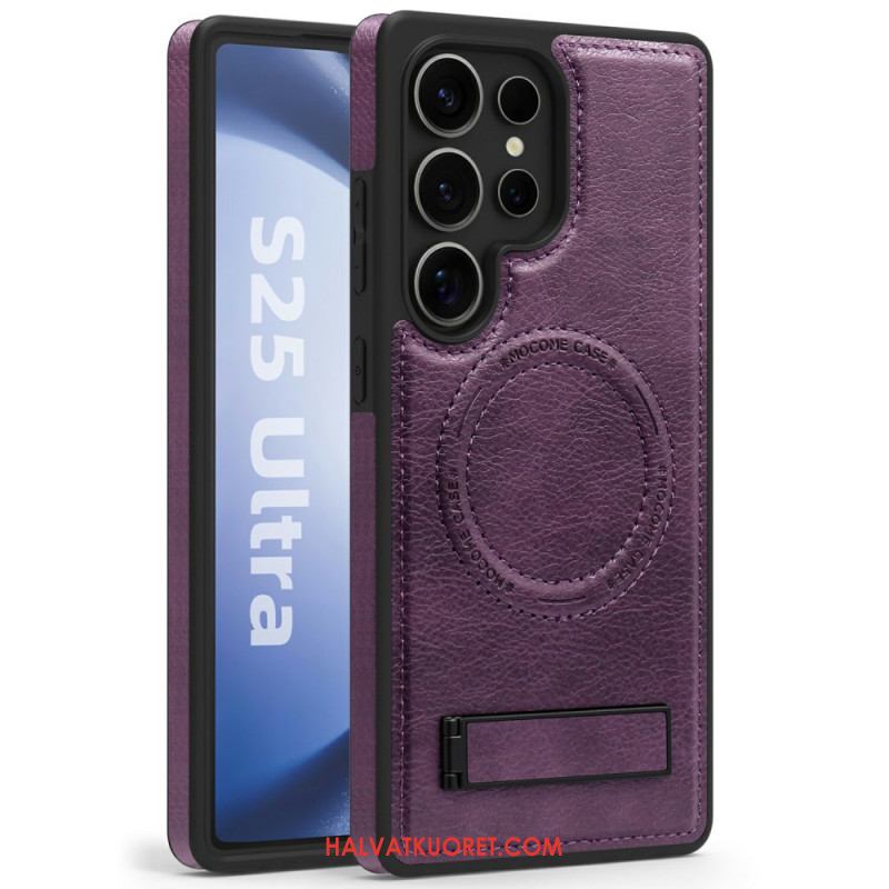 Case Samsung Galaxy S25 Ultra 5g Puhelinkuoret Nahkakuvio Yhteensopiva Magsafen Kanssa