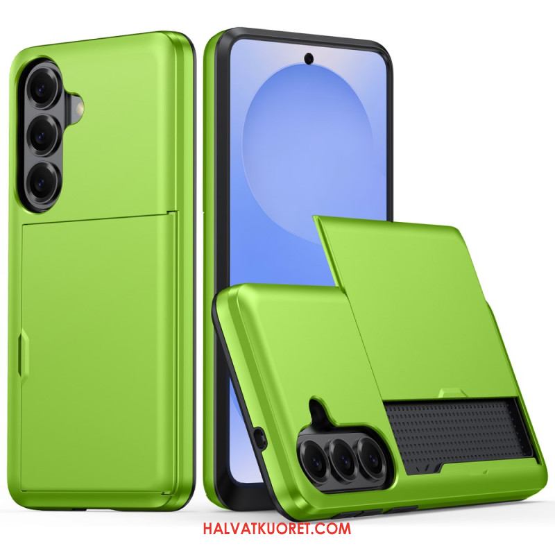 Case Samsung Galaxy S26 Plus Puhelinkuoret Metallikuvioinen Korttikotelo