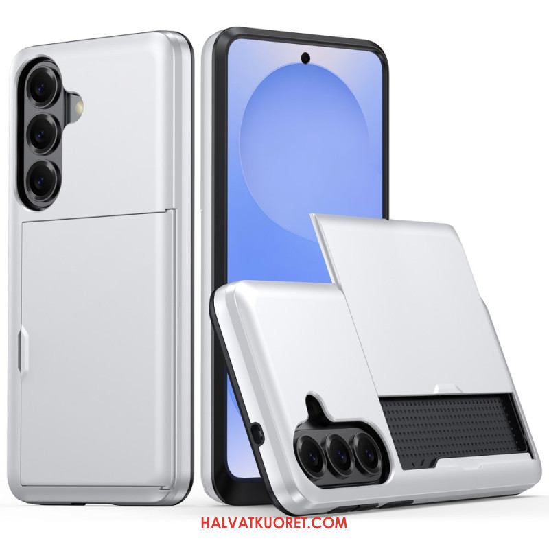 Case Samsung Galaxy S26 Plus Puhelinkuoret Metallikuvioinen Korttikotelo