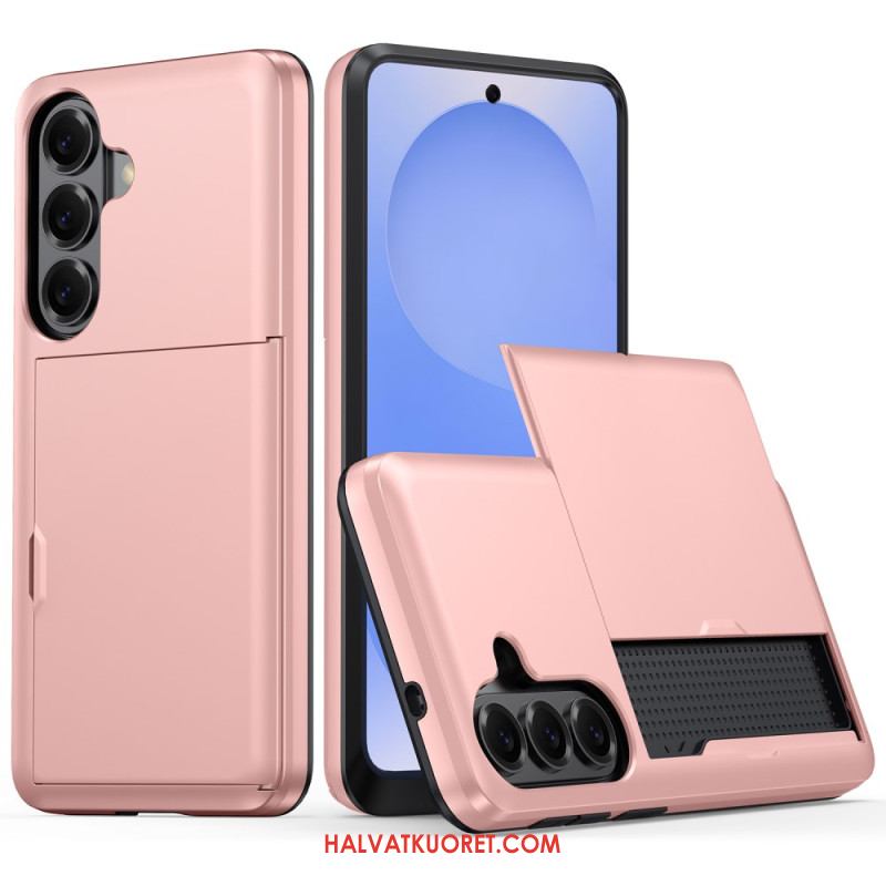 Case Samsung Galaxy S26 Plus Puhelinkuoret Metallikuvioinen Korttikotelo