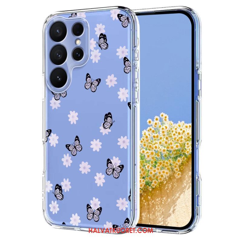Case Samsung Galaxy S26 Ultra Puhelinkuoret Perhosia Ja Kukkia