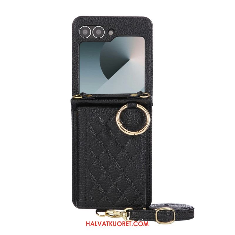 Case Samsung Galaxy Z Flip 7 Fe Puhelinkuoret Tikattu Olkahihnalla
