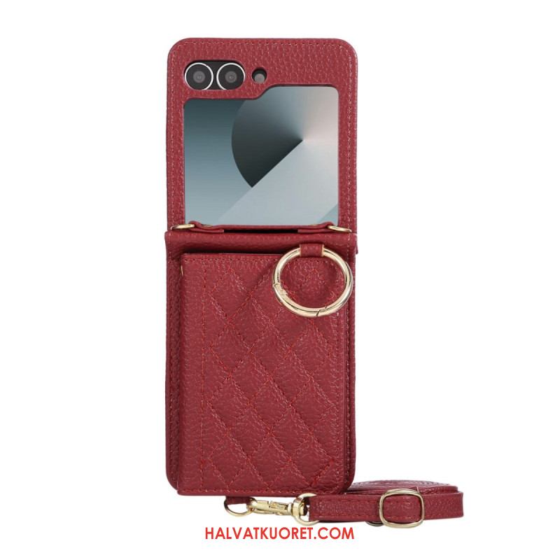 Case Samsung Galaxy Z Flip 7 Fe Puhelinkuoret Tikattu Olkahihnalla