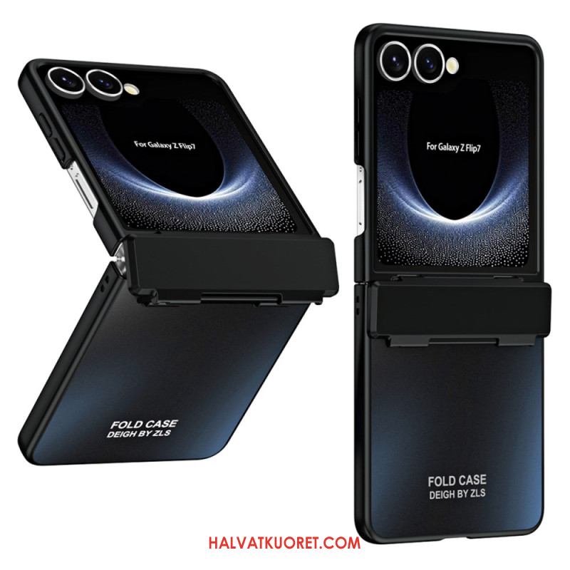 Case Samsung Galaxy Z Flip 7 Puhelinkuoret Metallinen Efekti Saranalla