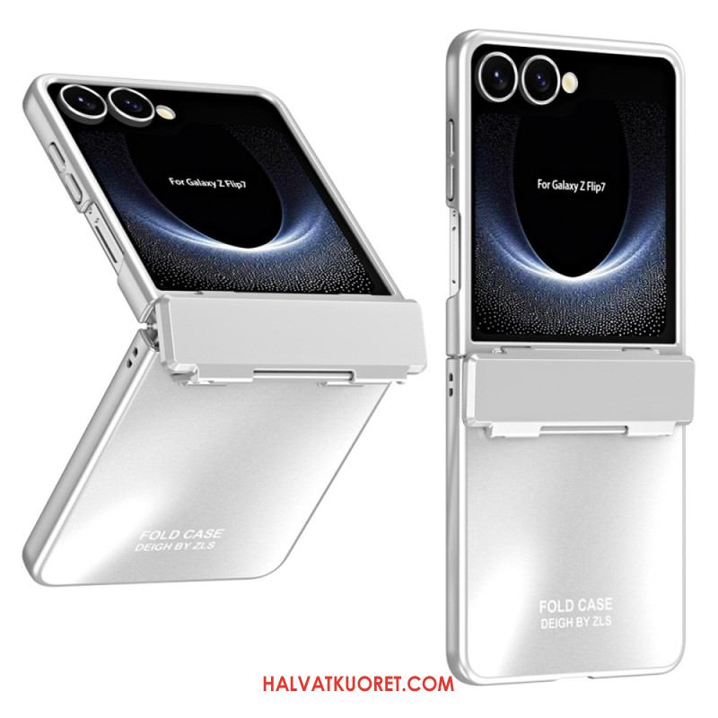 Case Samsung Galaxy Z Flip 7 Puhelinkuoret Metallinen Efekti Saranalla