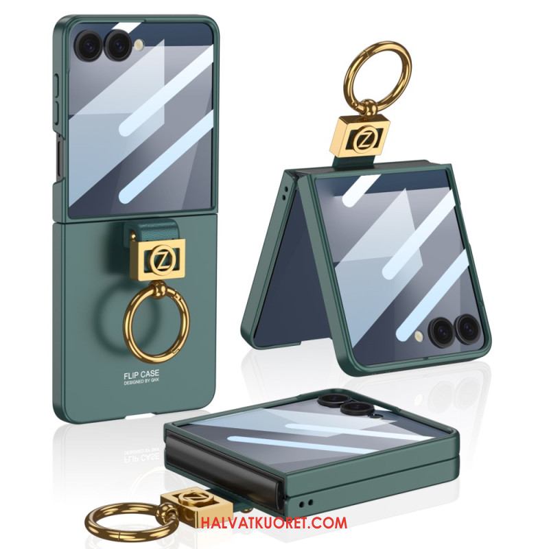 Case Samsung Galaxy Z Flip 7 Puhelinkuoret Sormusteline Ja Näytönsuoja Gkk