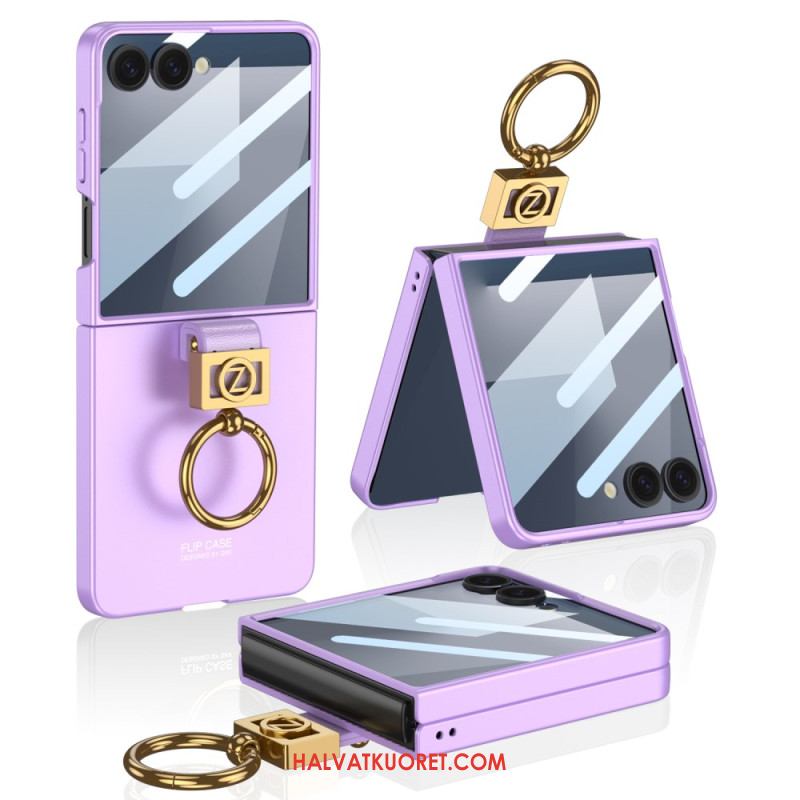 Case Samsung Galaxy Z Flip 7 Puhelinkuoret Sormusteline Ja Näytönsuoja Gkk