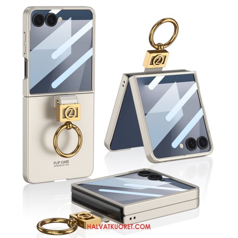 Case Samsung Galaxy Z Flip 7 Puhelinkuoret Sormusteline Ja Näytönsuoja Gkk