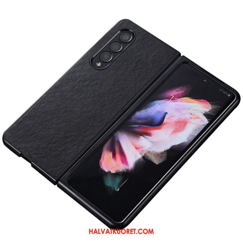 Case Samsung Galaxy Z Fold 4 Faux Nahka Nylon Texture