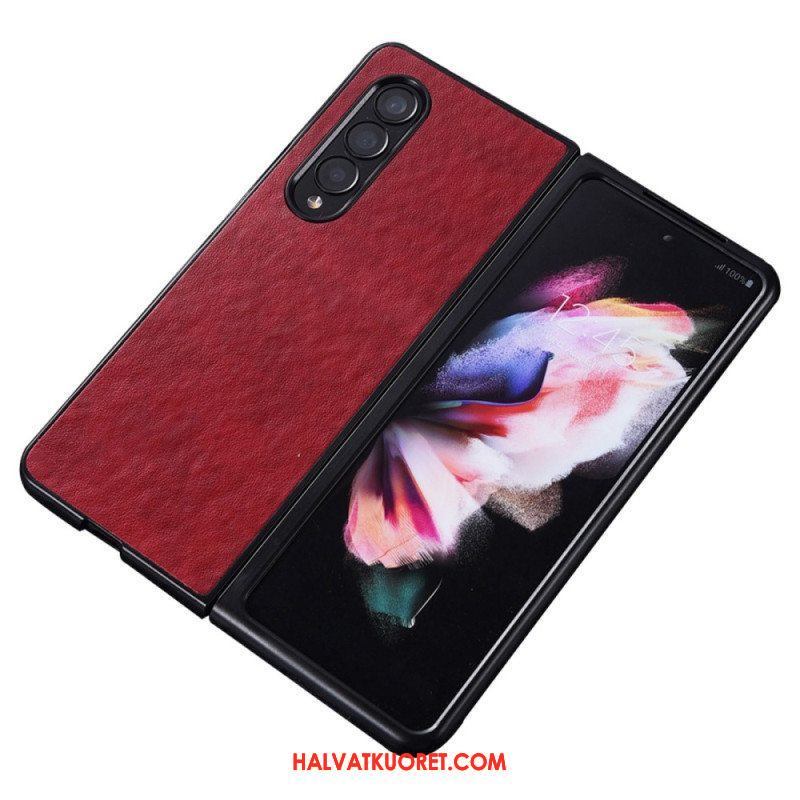 Case Samsung Galaxy Z Fold 4 Faux Nahka Nylon Texture