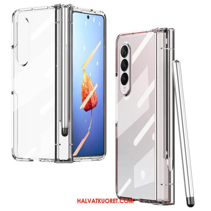 Case Samsung Galaxy Z Fold 4 Himmeä Kuori Kynällä