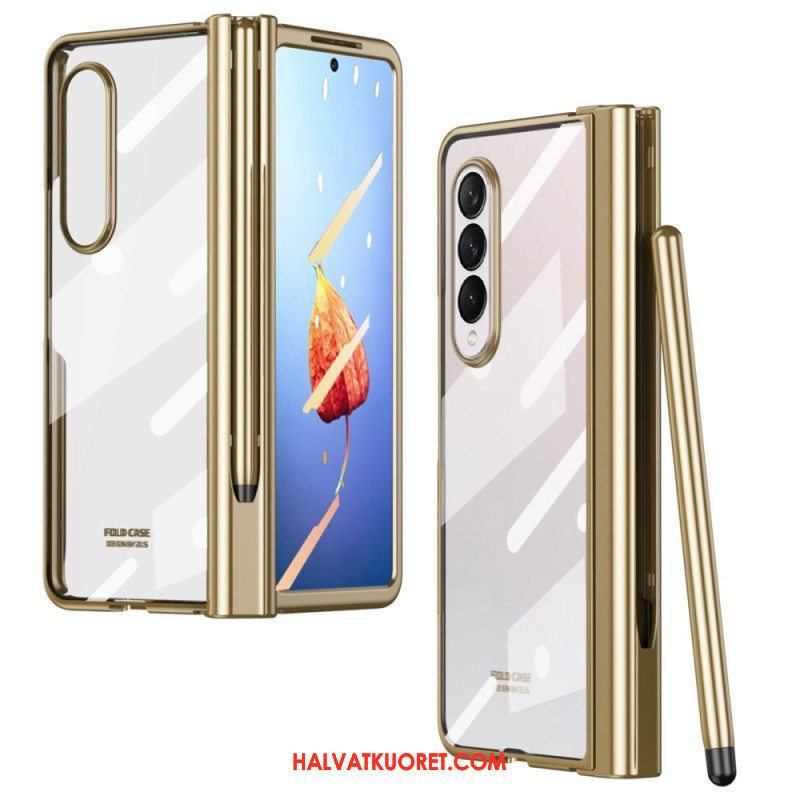 Case Samsung Galaxy Z Fold 4 Himmeä Kuori Kynällä