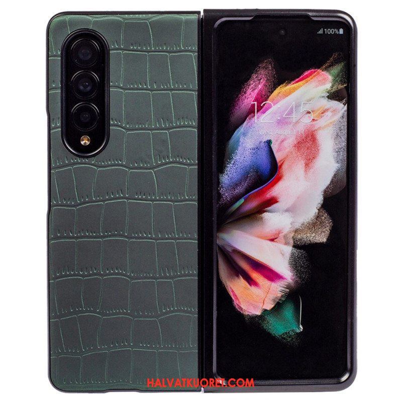 Case Samsung Galaxy Z Fold 4 Kohokuvioitu Krokotiili