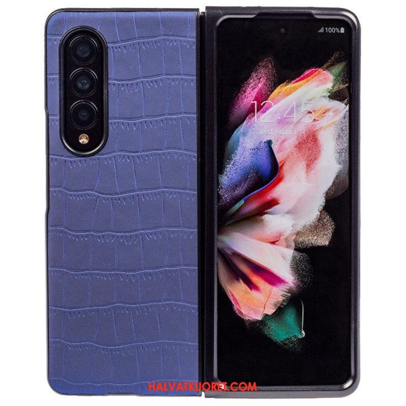 Case Samsung Galaxy Z Fold 4 Kohokuvioitu Krokotiili