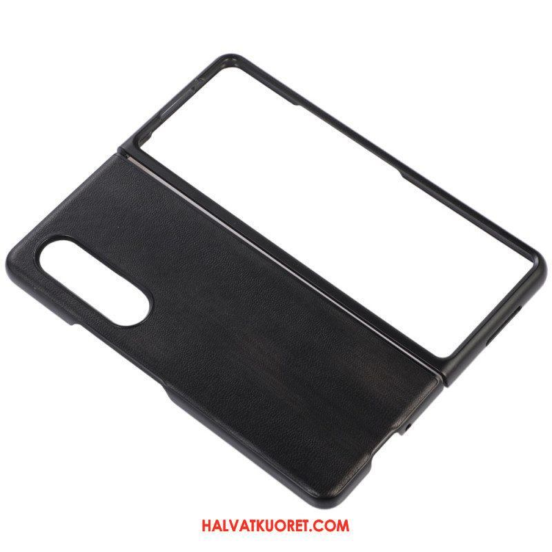 Case Samsung Galaxy Z Fold 4 Vanhentunut Tekonahka