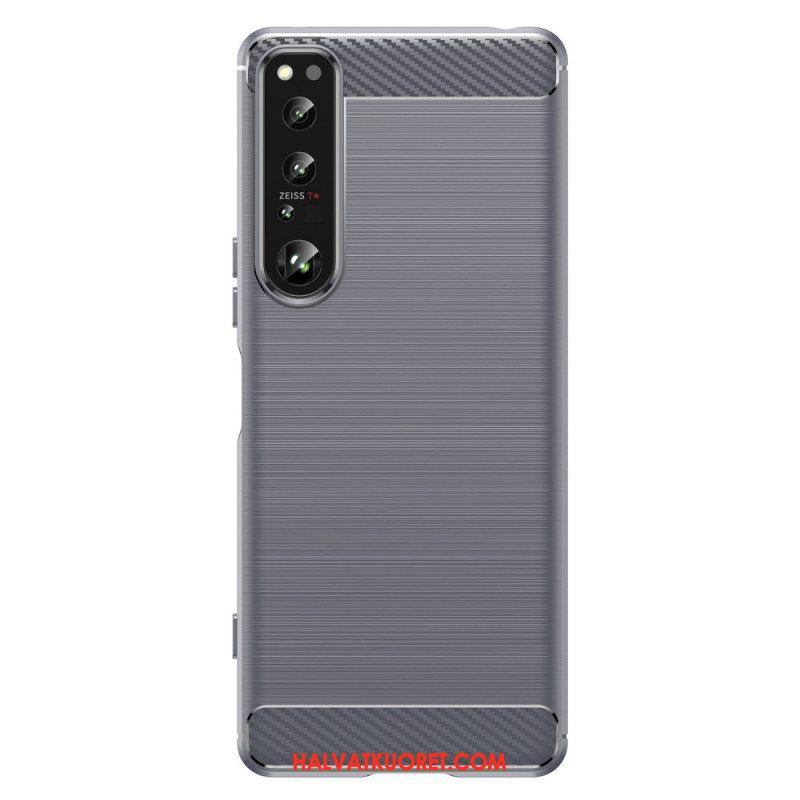 Case Sony Xperia 1 IV Harjattua Hiilikuitua