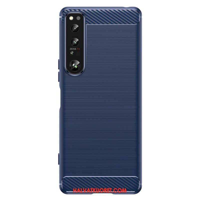 Case Sony Xperia 1 IV Harjattua Hiilikuitua