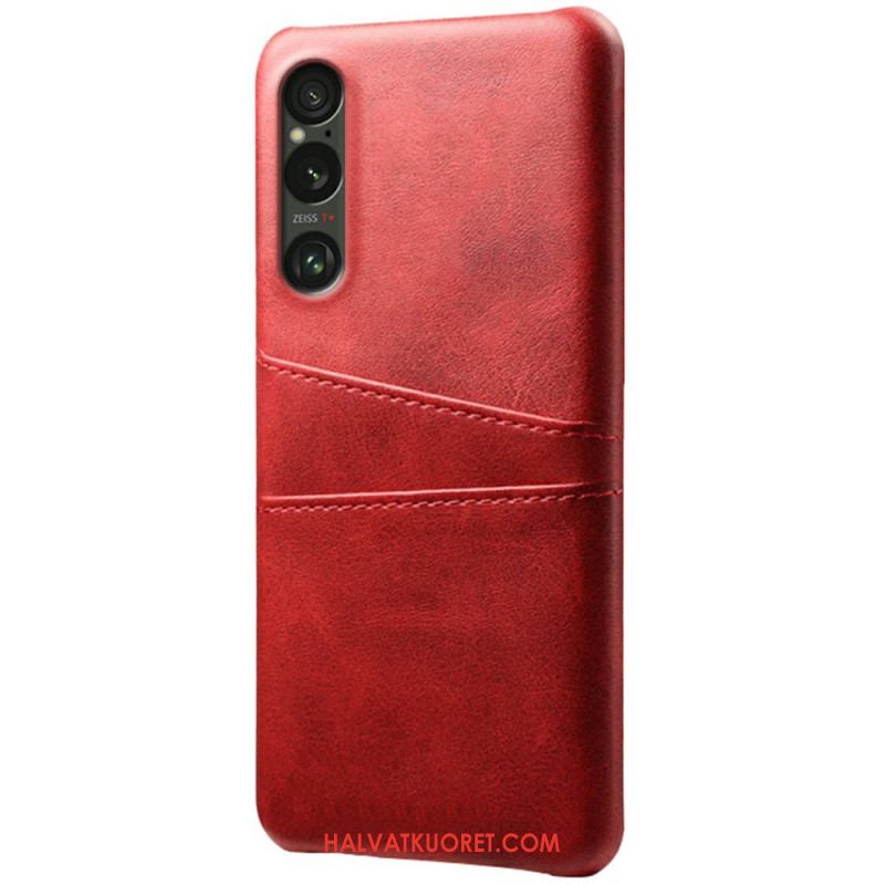 Case Sony Xperia 1 Vii Puhelinkuoret Nahkaefektikorttikotelo