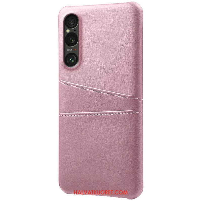 Case Sony Xperia 1 Vii Puhelinkuoret Nahkaefektikorttikotelo
