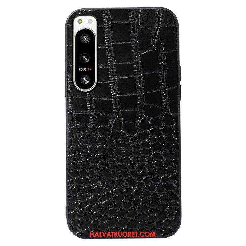 Case Sony Xperia 5 IV Aito Crocodile Texture -nahka