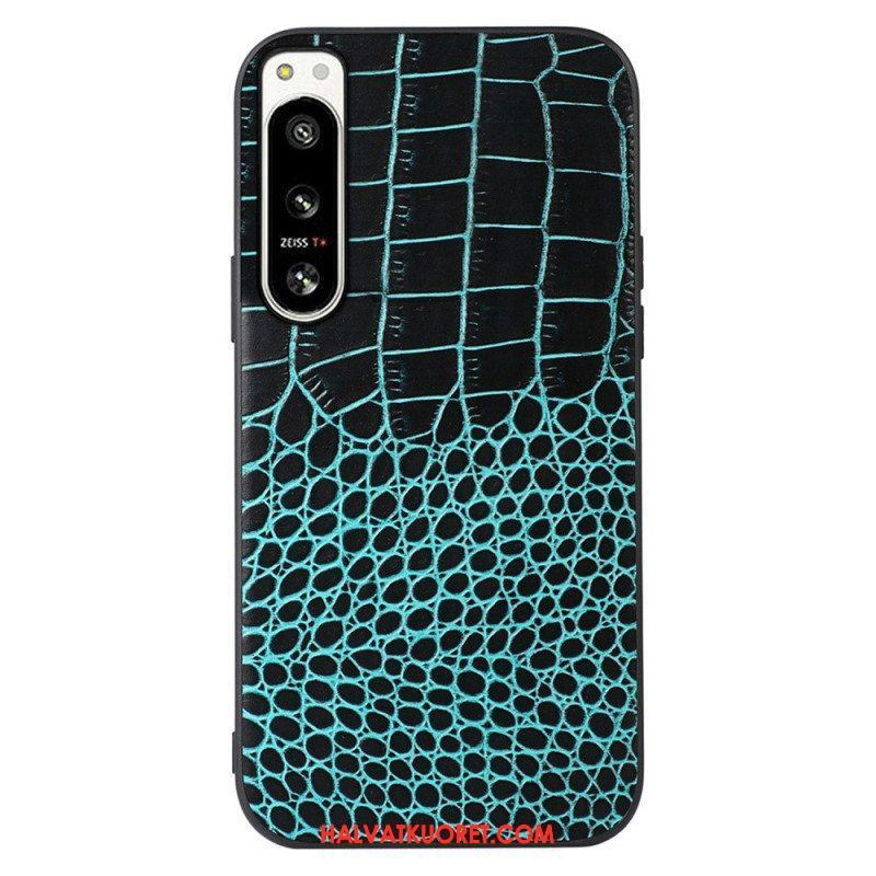 Case Sony Xperia 5 IV Aito Crocodile Texture -nahka