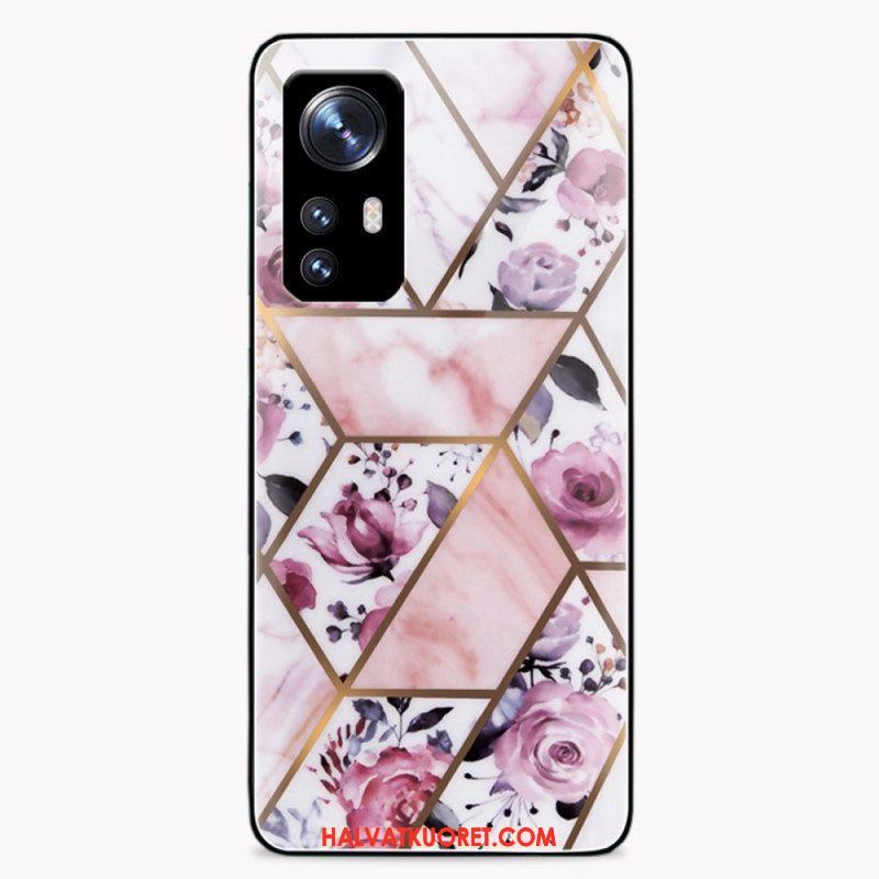 Case Xiaomi 12 / 12X Geometria Marmori Karkaistu Lasi