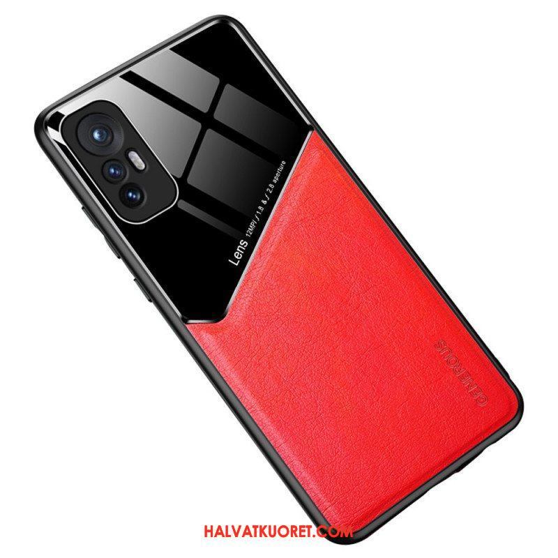 Case Xiaomi 12 / 12X Magneettinen Nahkaefekti