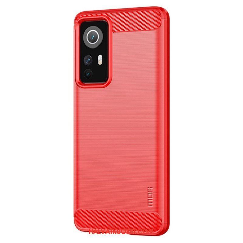 Case Xiaomi 12 / 12X Mofi Harjattu Hiilikuitu