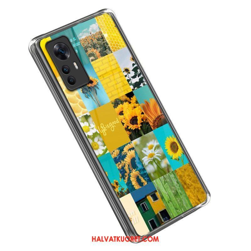 Case Xiaomi 12T / 12T Pro Auringonkukat