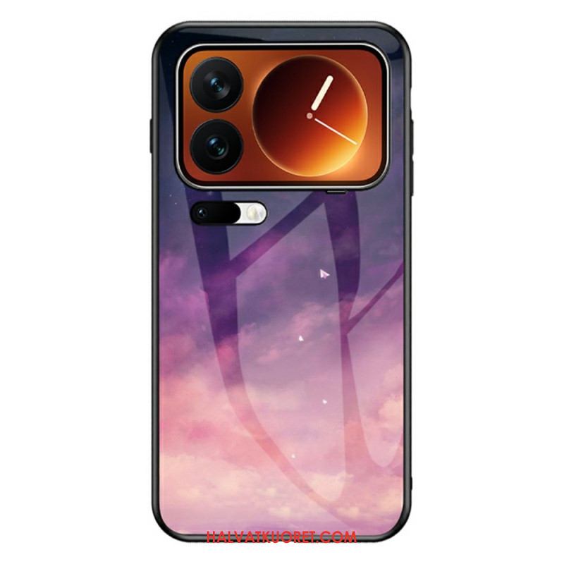 Case Xiaomi 17 Pro Max Puhelinkuoret Karkaistua Lasia Taivaansininen