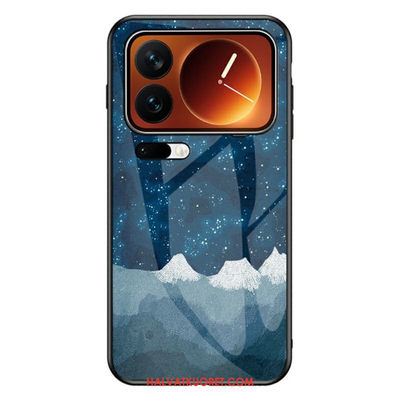 Case Xiaomi 17 Pro Max Puhelinkuoret Karkaistua Lasia Taivaansininen