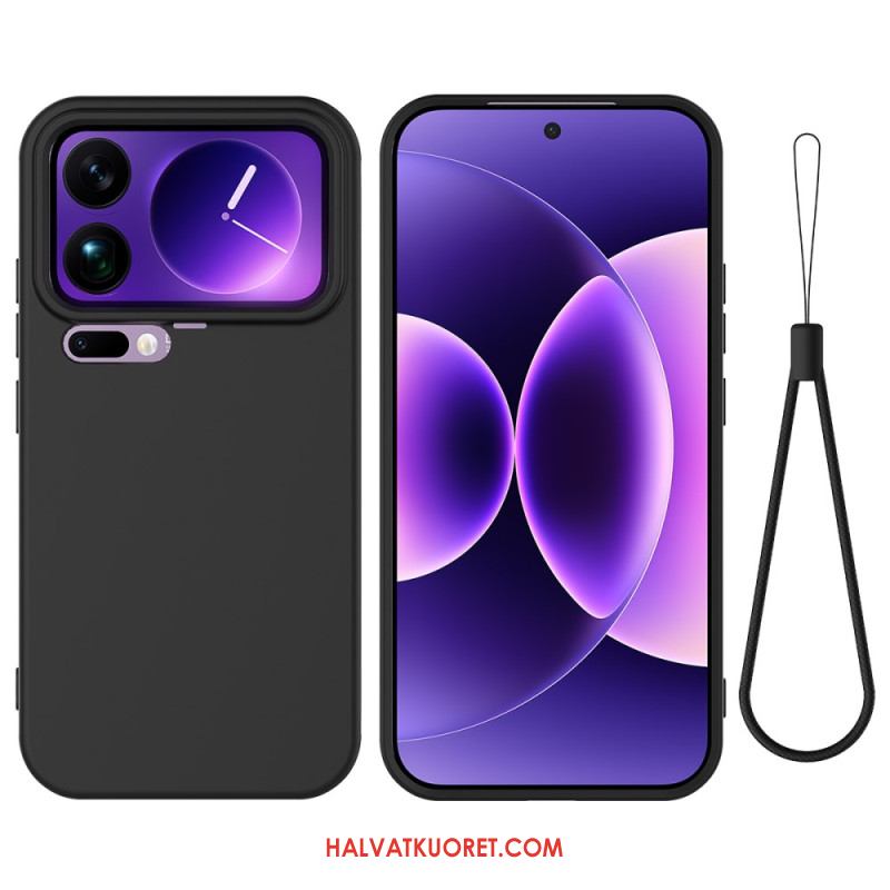 Case Xiaomi 17 Pro Puhelinkuoret Nestesilikoni Ja Nauha