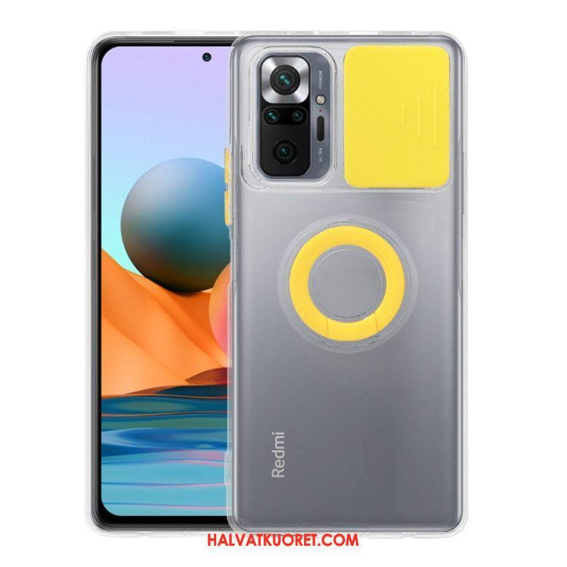 Case Xiaomi Redmi Note 10 Pro Kameran Kansi Jalustalla