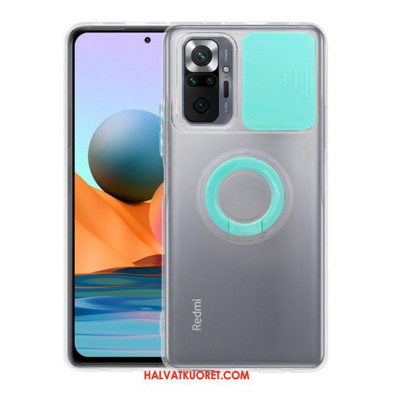 Case Xiaomi Redmi Note 10 Pro Kameran Kansi Jalustalla