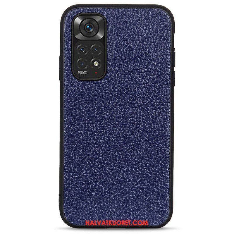 Case Xiaomi Redmi Note 11 / 11S Aitoa Litsi-nahkaa