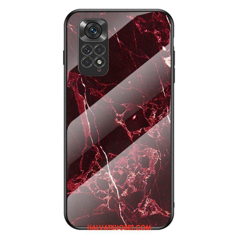 Case Xiaomi Redmi Note 11 / 11S Marmorivärit Karkaistu Lasi