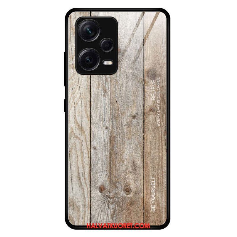 Case Xiaomi Redmi Note 12 Pro Plus Wood Design Karkaistu Lasi