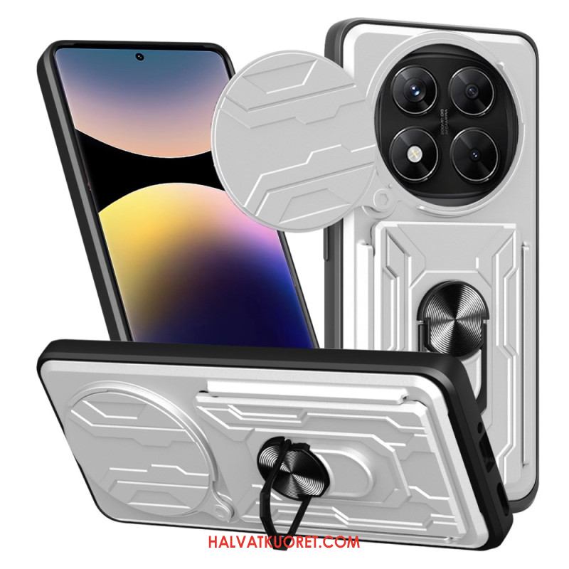 Case Xiaomi Redmi Note 14 Pro 4g Puhelinkuoret Erittäin Kestävä Jalustalla Ja Linssinsuojalla