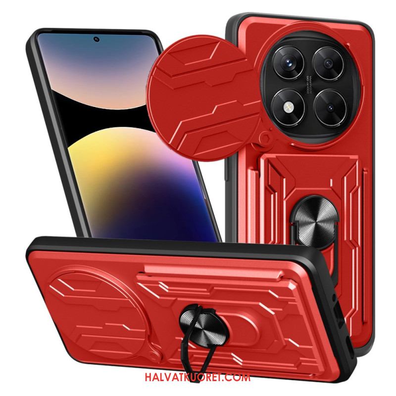 Case Xiaomi Redmi Note 14 Pro 4g Puhelinkuoret Erittäin Kestävä Jalustalla Ja Linssinsuojalla