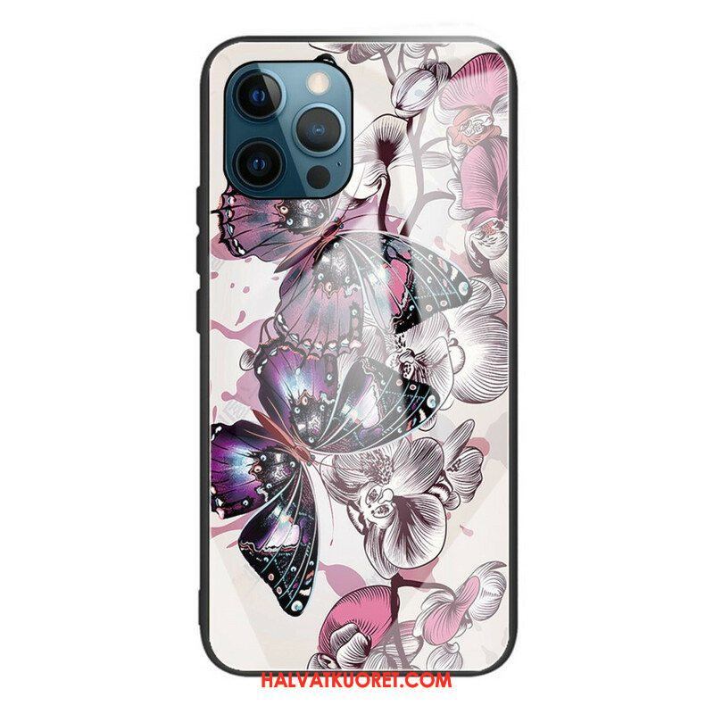 Case iPhone 13 Pro Butterflies Variation Karkaistu Lasi