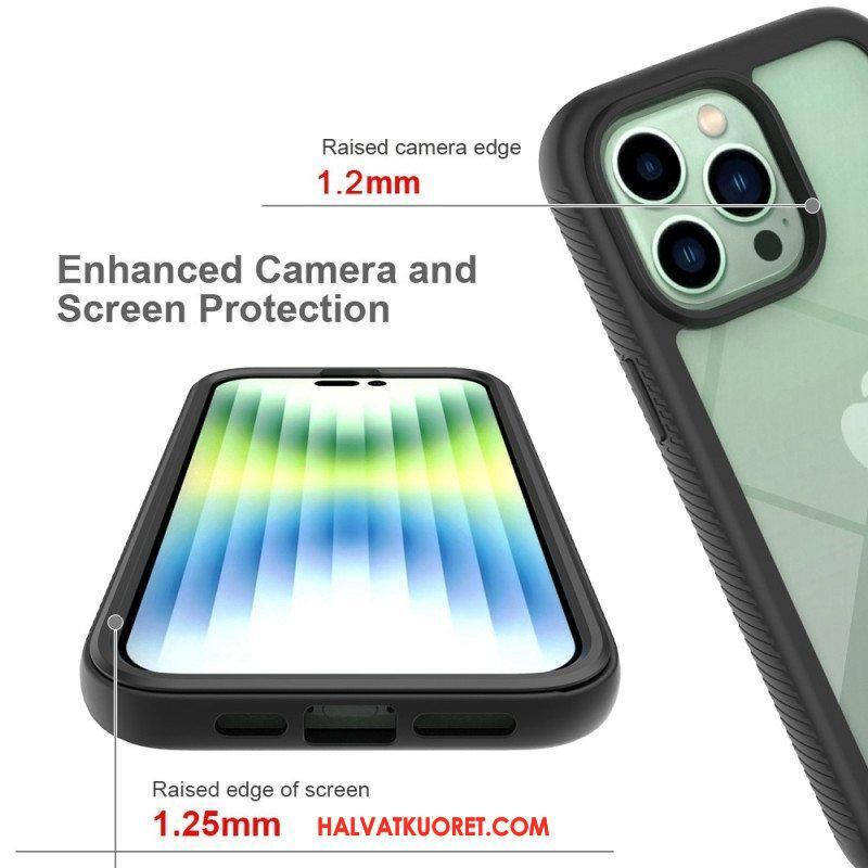 Case iPhone 14 Pro Max Hybridirunkoinen Puskuri