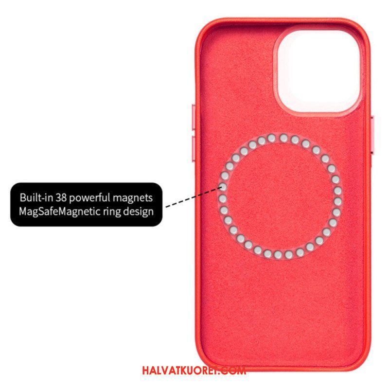 Case iPhone 14 Pro Max Magsafe-yhteensopiva Tikattu Tyyli