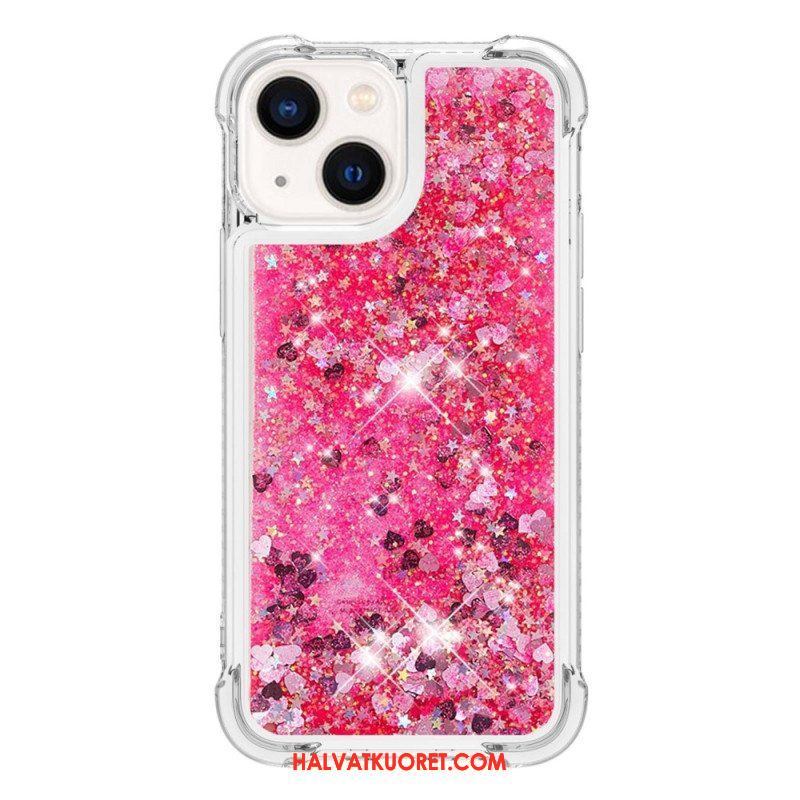 Case iPhone 15 Glitteriä