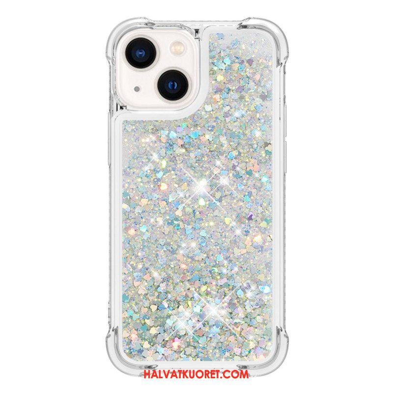 Case iPhone 15 Glitteriä