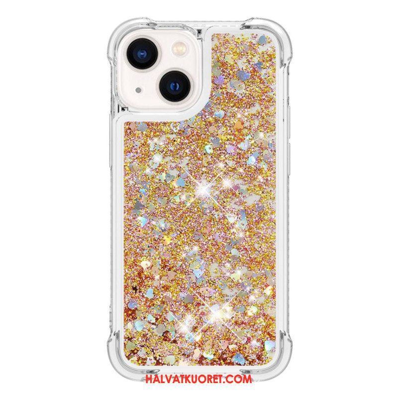 Case iPhone 15 Glitteriä