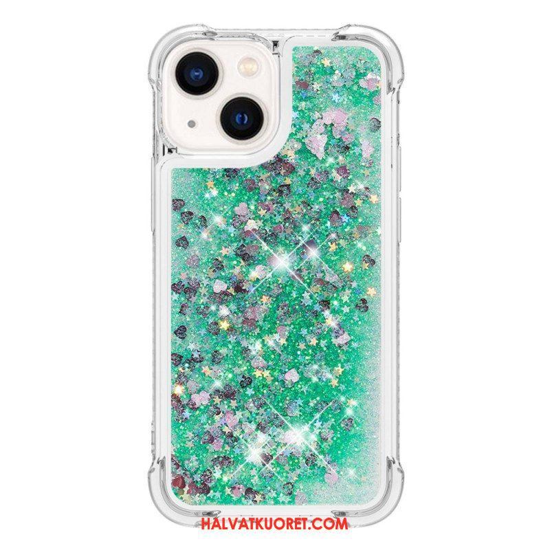 Case iPhone 15 Glitteriä